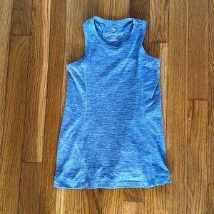 Crewcuts slate blue racer back tank.